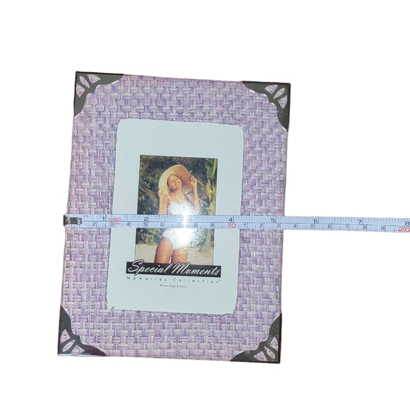 🕌 Lavender Moroccan Arabesque Rustic Metal Pic Frame 3.5 in × 5 in. Bundle of 3 - Picture 6 of 7